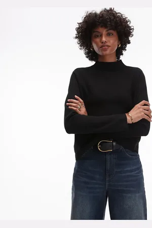MANGO Jersey con cuello alto de punto de