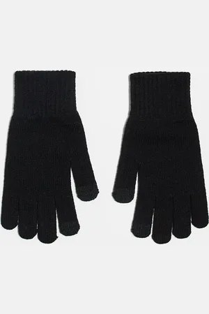 ASOS Guantes negros aptos para pantalla táctil de