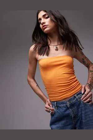Topshop Top con escote palabra de honor de