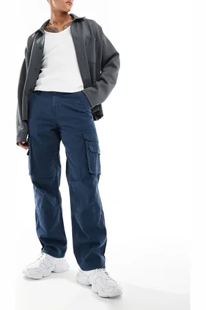 ASOS Pantalones cargo holgados de sarga gruesa de