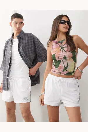 Reclaimed Pantalones cortos blancos unisex de Airtex de