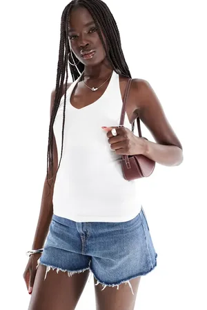 Hollister Top de cuello halter y tirantes estrechos de