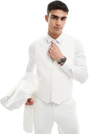 ASOS Chaleco de traje de corte slim de