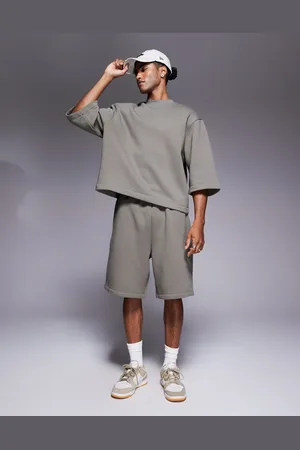 ASOS Pantalones cortos caquis de corte alargado de -Verde
