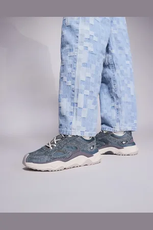 Steve Madden Zapatillas de deporte azules con suela gruesa Serpent de