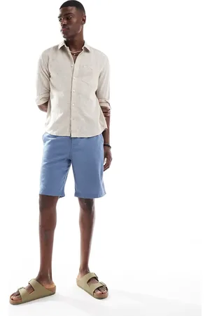 Threadbare Pantalones cortos chinos de tejido rico en lino de
