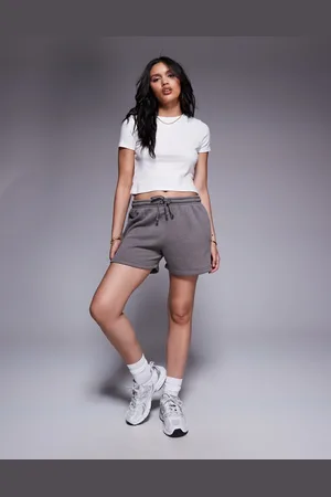 Missyempire Pantalones cortos de chándal con cordón ajustable exclusivos de Missy Empire