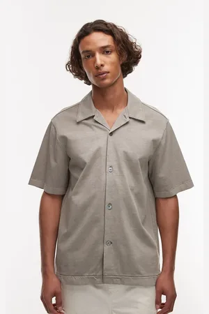 ARKET Camisa de manga corta de punto liso grueso de