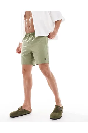 Fred Perry Shorts de baño verdes de