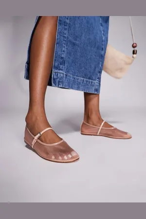 Steve Madden Bailarinas rosa de malla Mash de