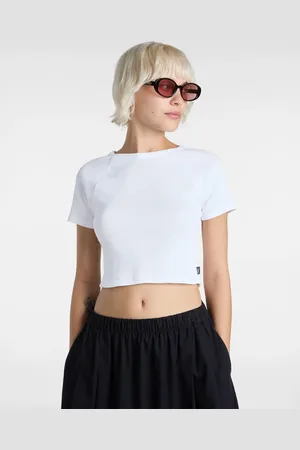 Vans Camiseta blanca con diseño encogido Drew de