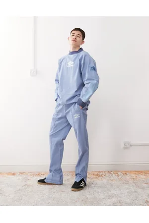 Umbro Pantalones azules con bordado del logo Drill de