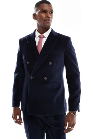 ASOS Chaqueta de traje de corte slim de terciopelo de