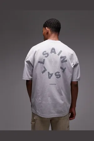 AllSaints Camiseta extragrande Tierra de -Negro