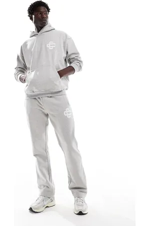 The Couture Club Joggers grises con emblema de tejido grueso de (parte de un conjunto)