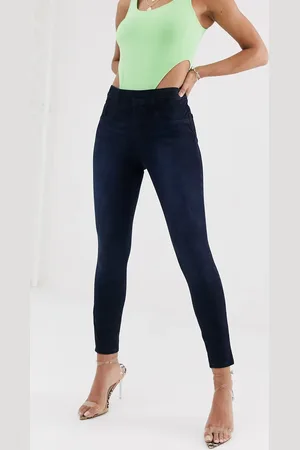 Spanx Leggings tobilleros estilo vaqueros de -Azul