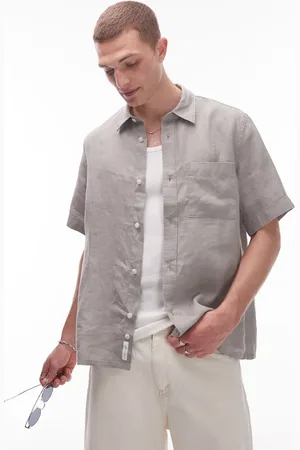 ARKET Camisa holgada de manga corta de lino de