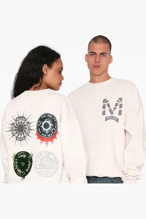 Multiply Apparel Sudadera blanco hueso extragrande Assortment de