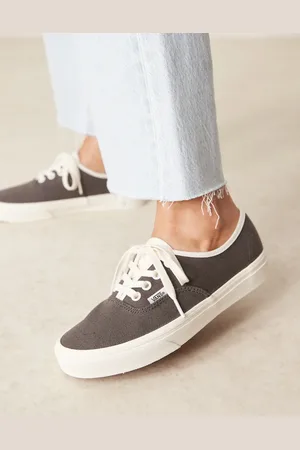 Vans Zapatillas de deporte oscuro de tejido efecto lino de Authentic