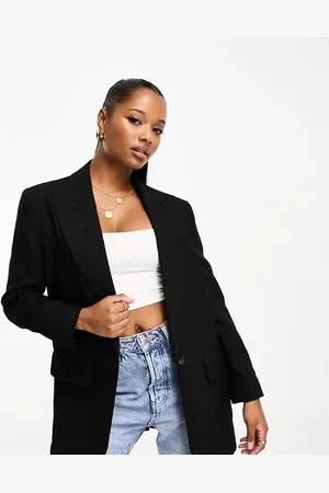 ASOS Americana larga negra Perfect de ASOS DESIGN Petite