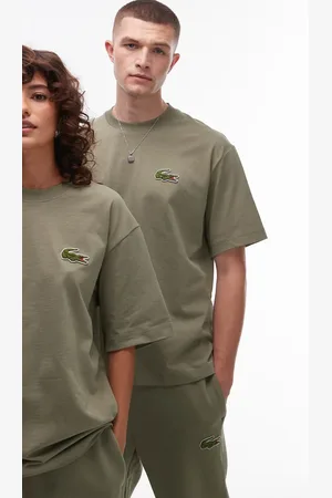 Lacoste Camiseta con logo emblemático de -Verde