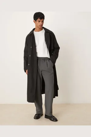 ASOS Gabardina negra de