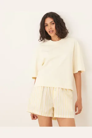Gina Tricot Camiseta pastel de manga corta y corte cuadrado de