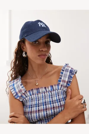 New Era Gorra vaquera oscura con logo de los NY Yankees 9Twenty de -Azul