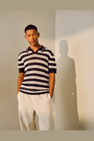Topman Polo holgado de croché calado de -Multicolor