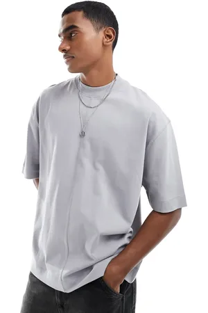 ASOS Camiseta extragrande con detalle de costuras de