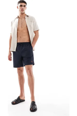 Fred Perry Shorts de baño azul marino de