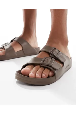 JACK & JONES Sandalias marrones con correas de -Marrón