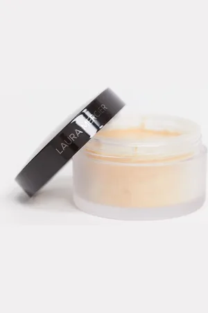 Laura Mercier Polvos fijadores traslúcidos sueltos de tamaño viaje de : Tono Honey-Beis neutro