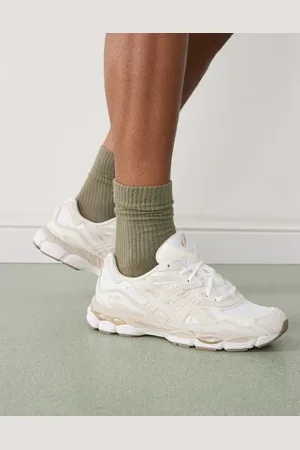 Asics Zapatillas de deporte blancas y gris pluma Gel-NYC de