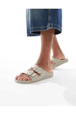 JACK & JONES Sandalias grises con correas de