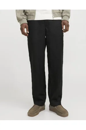 JACK & JONES Pantalones chinos negros de