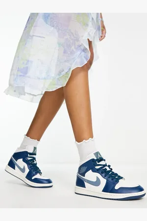 Jordan Zapatillas de deporte azul francés y azul ozono Air 1 Mid de