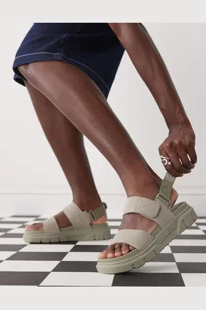 Timberland Sandalias grises de ante Greyfield de