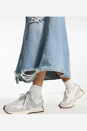 New Balance Zapatillas de deporte grises y blancas 327 exclusivas en ASOS de -Blanco