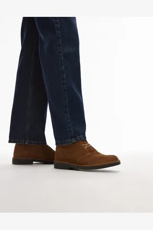 Clarks Botas Desert marrones de ante Evo de