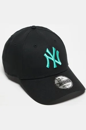 New Era Gorra negra con diseño de los NY Yankees 9Forty de