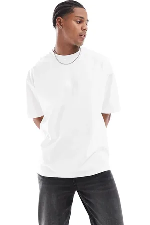 ASOS Camiseta blanca extragrande de tejido grueso de 280 g/m2 de