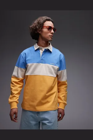 Parlez Camisa de estilo rugby con detalle de panel en contraste Strive de