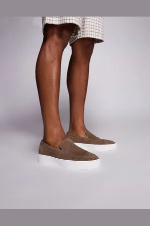 Steve Madden Mocasines color topo sin cierres de ante Leyton de -Neutro