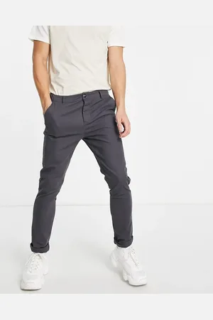 ASOS Chinos pitillo gris carbón de