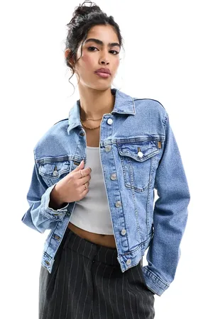 ASOS Chaqueta vaquera estilo wéstern con lavado de