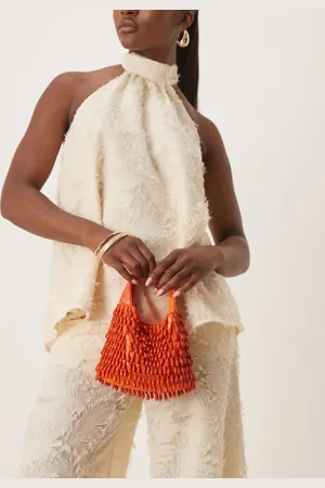 ASOS Bolso de mano con diseño de cuentas colgantes de