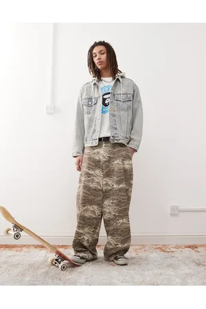 A Bathing Ape Chaqueta vaquera claro con capucha y bordado trasero de