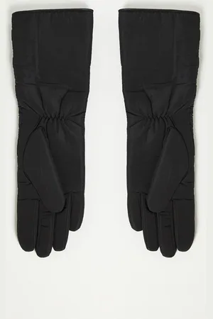 ASOS Guantes negros largos acolchados de