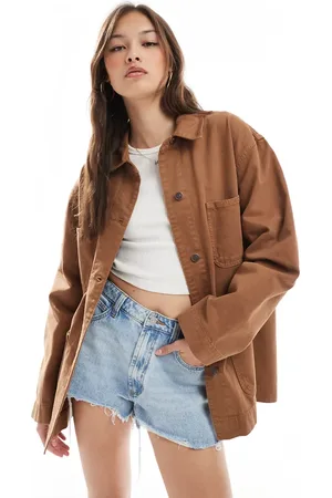 ASOS Chaqueta vaquera color Barn de -Marrón